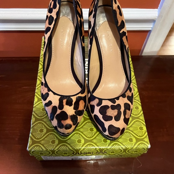 Leopard platform heels. - Picture 3 of 4